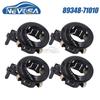 NEVOSA 89348-71010 4 Stück 1 Stück Für Toyota Land Cruiser Sienna Auto PDC Parksensoren Halterung Halter Halter 89348-71010-C0 Schwarz