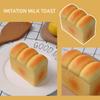 Squishies Bread Cute Food Soft Slow-Rising Bread Shape Squeeze Toys Simulation Bread Ultra-Soft Decompression