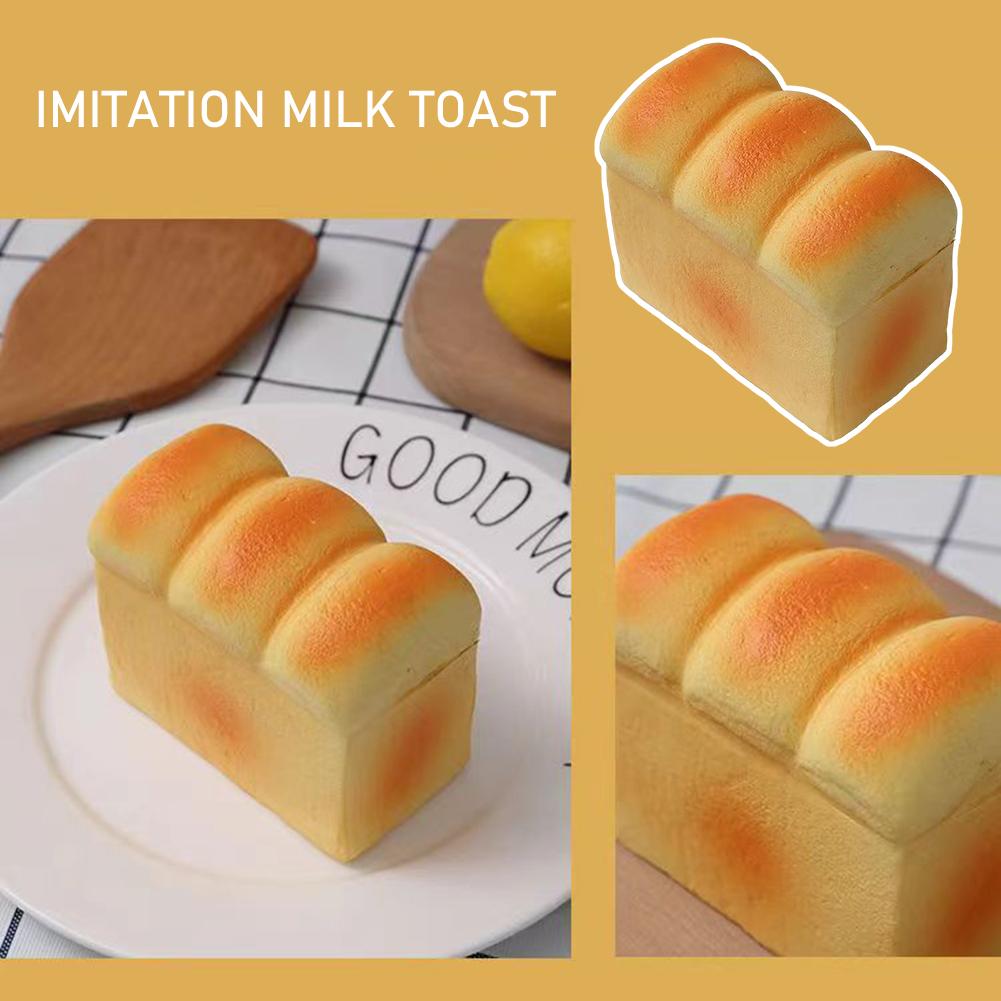 Squishies Bread Cute Food Soft Slow-Rising Bread Shape Squeeze Toys Simulation Bread Ultra-Soft Decompression