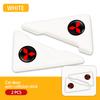 cxdjmy1 For Mitsubishi 2Pcs Car Door Corner Cover Anti-Scratch Protection Sticker Auto Accessories Outlander Pajero Sport Lancer EX ASX