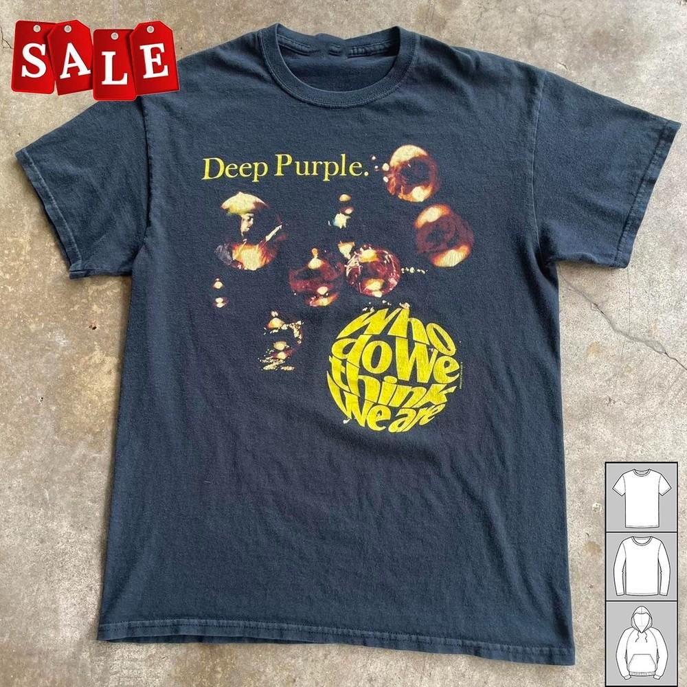 

New Vintage Deep Purple Band Christmas Gift Unisex S5XL Shirt CA476 Unisex T-Shirt L