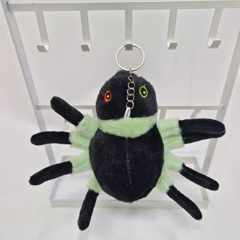 Spider Adorable Cartoon Plush Keychain Soft Toy For Bags And Decor Halloween