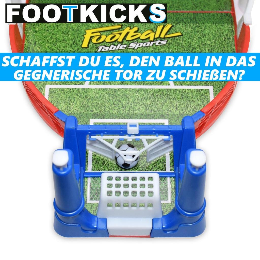 FOOTKICKS Mini Fotball Bordfotball Bord Flipper Fotballbord Bordfotball