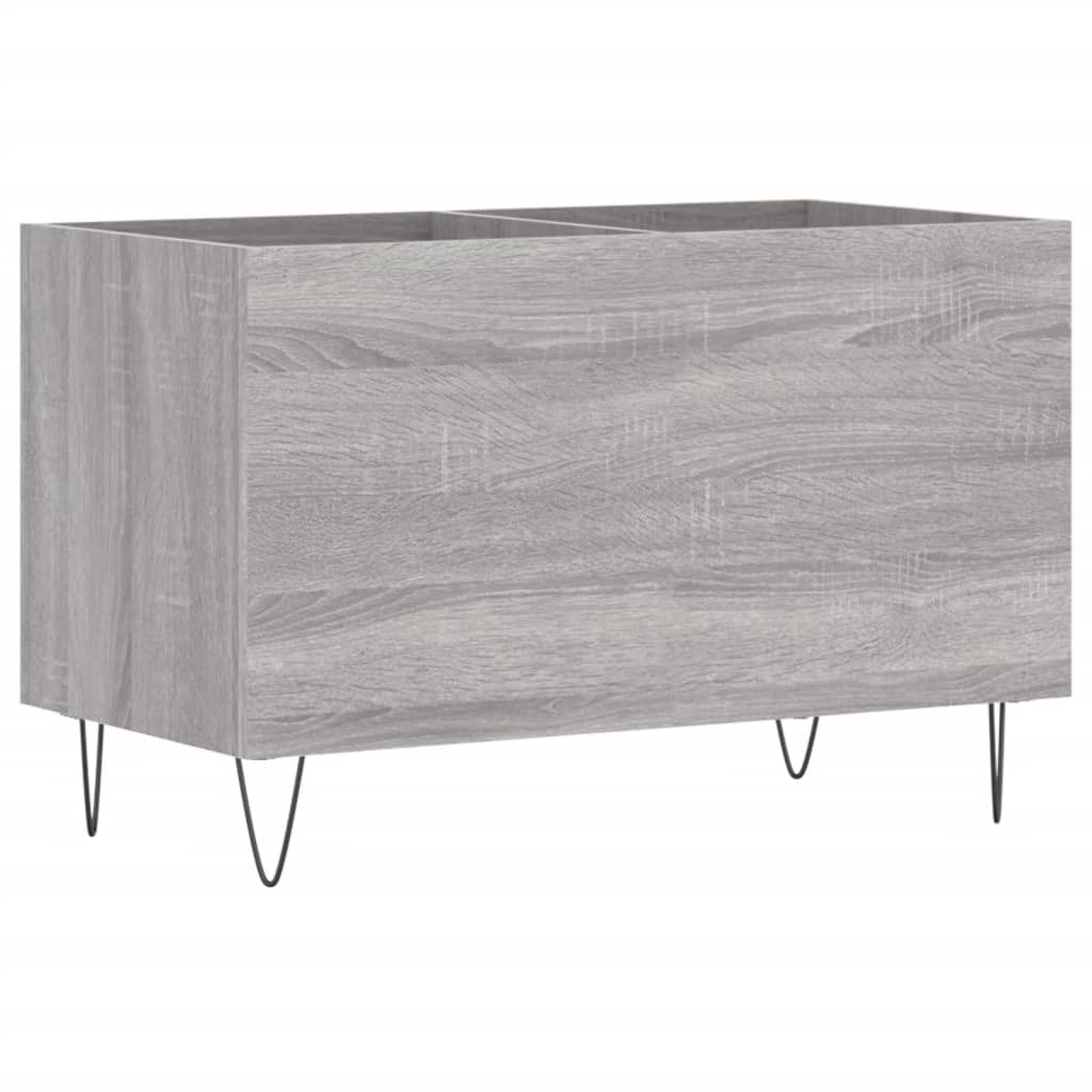 Record Cabinet Gray Sonoma 74.5 x 38 x 48 cm Engineered Wood