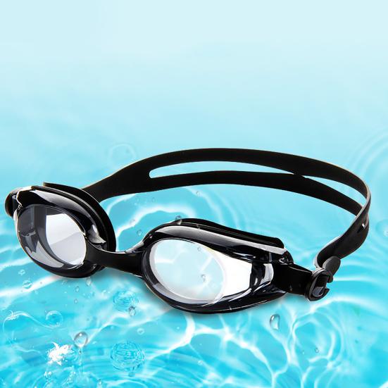 Adults Swim Goggles with Storage Case Waterproof No Leakage Anti-Fog UV Protection Clear Lens Men Women Swimming Goggles Eyewear
