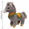 Mascot Horse Stuffed Toys Cartoon Animal Pony Plush Doll Traditional Chinese Zodiac Horse  Kids