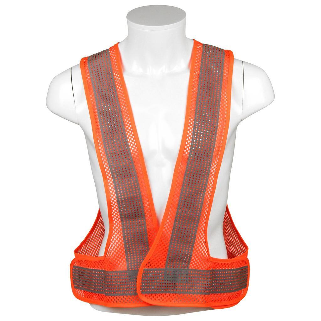 SK11 Cool Vest Reflective Mesh Highly Breathable Fluorescent Orange SK-COOL-ViO
