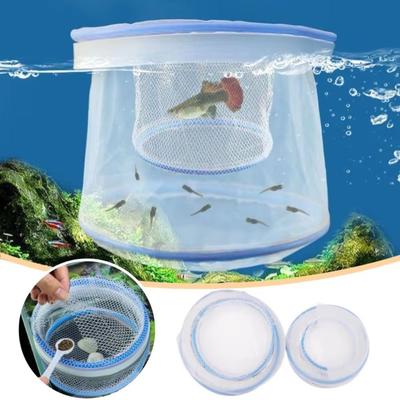 Multiple Sizes Fish Hatchery Net Breathable Small Fry Breeding Box  Fish Care Equipment