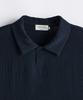 STCO Pleated Collar Short Sleeve T-Shirt_Navy (Oversized)_Stsxb32Osn