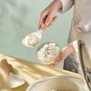 Silicone Rice Spoon for Cooker Ergonomic Handle Spoon Scratch-Resistant Non-Stick Essential Kitchen Utensil for Serving Mixing