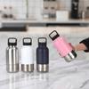 3 in 1 Stainless Steel Pet Water Bottle Multi-layered 32Oz Dog Feeding Bottle Leak-proof Large Capacity Dog Drinking Bottle