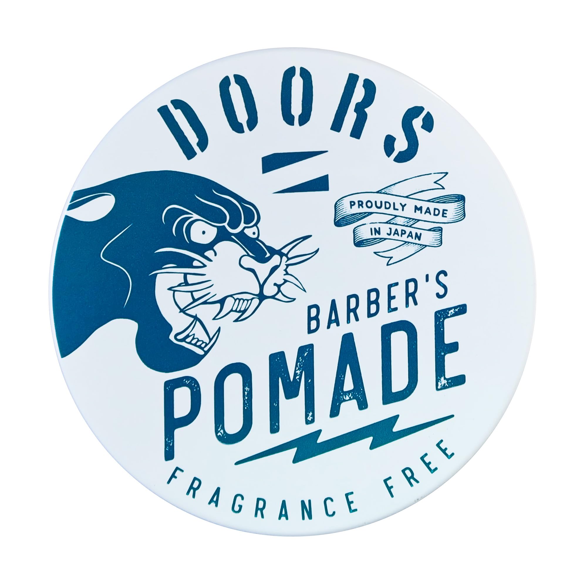 DOORS Pomade, Unscented, 120g, Hair Styling Product, Water-soluble
