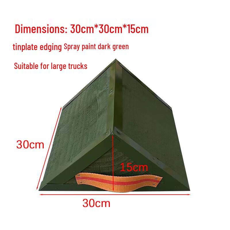 Triangular Wooden Parking Wedge