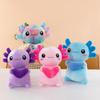 Morbido Peluche Axolotl in 4 Colori Dinosauro Esagonale Peluche Animale Regalo Carino Per Coppie