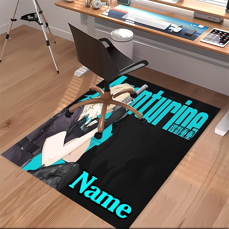 Custom personalization Anime Honkai Star Rail Aventurine Print Area Rug - Soft, Washable Non-Slip Indoor Mat,Living Room,Home&Office Decorative Rug