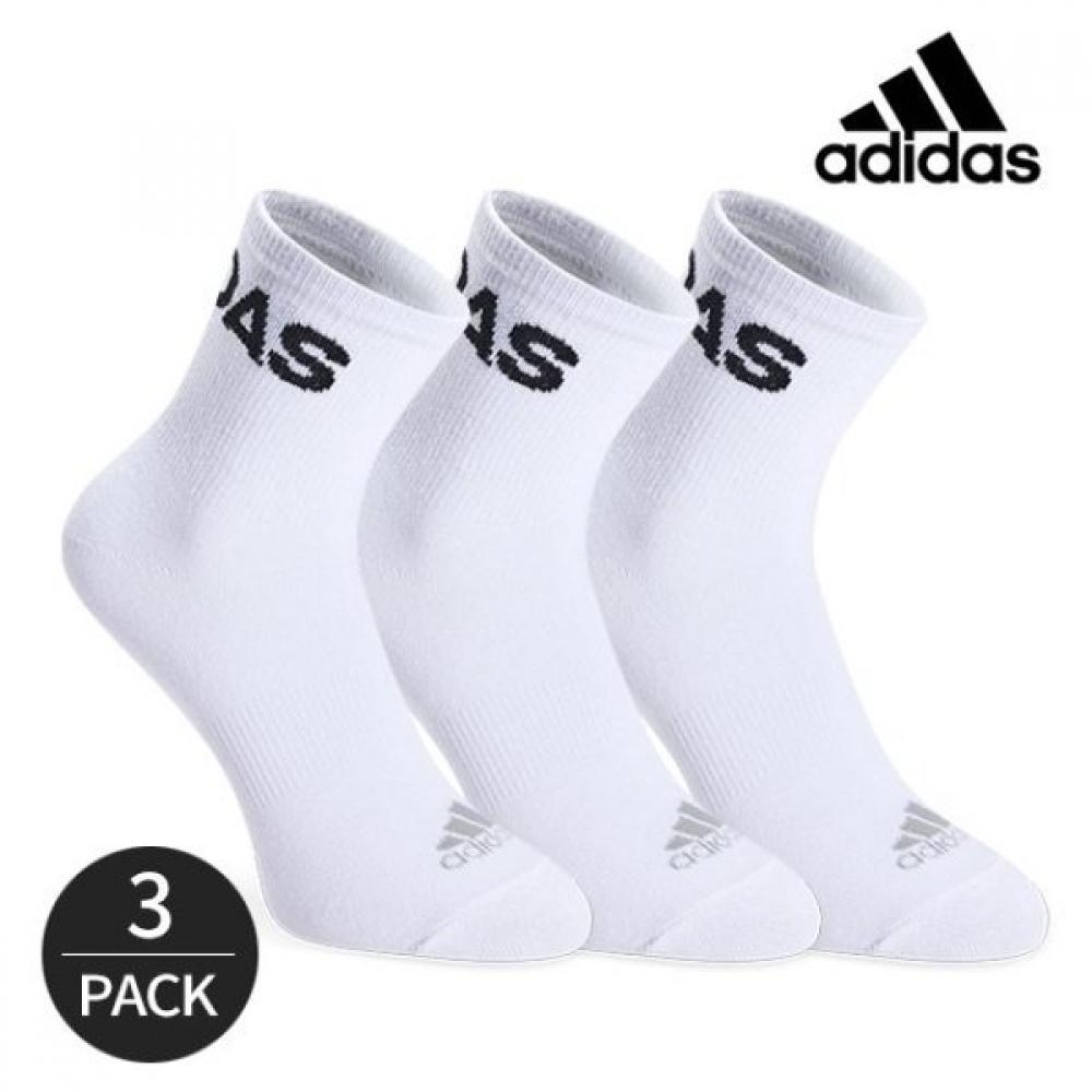 

Adidas Women s Big Logo Heavy Neck Socks 3P WH