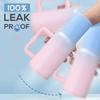 40oz Vacuum Thermos Cup Tumbler with Handle Lid Straw Stainless Steel Vacuum Mug Leak Proof Keep Cold Hot Travel Car Coffee Mug