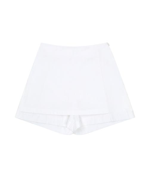 HYEYEONG KIM Wrap Shorts - White
