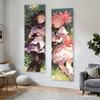 Süßer Magisches Mädchen Vertikaler Wandteppich Madoka Und Homura Langes Wandbehang Teenager Schlafzimmer Wohnheimzimmer Dekoration
