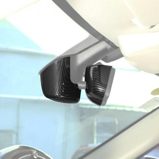 Interior Rearview Mirror Cover Shell Trim Decorative Kit For Dodge Durango 2014+