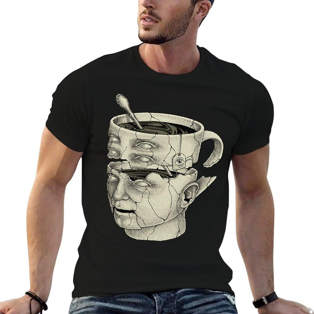 Gelas Pecah T-Shirt anime t shirts oversize t shirt men 100% cotton luxury brand man t shirt su