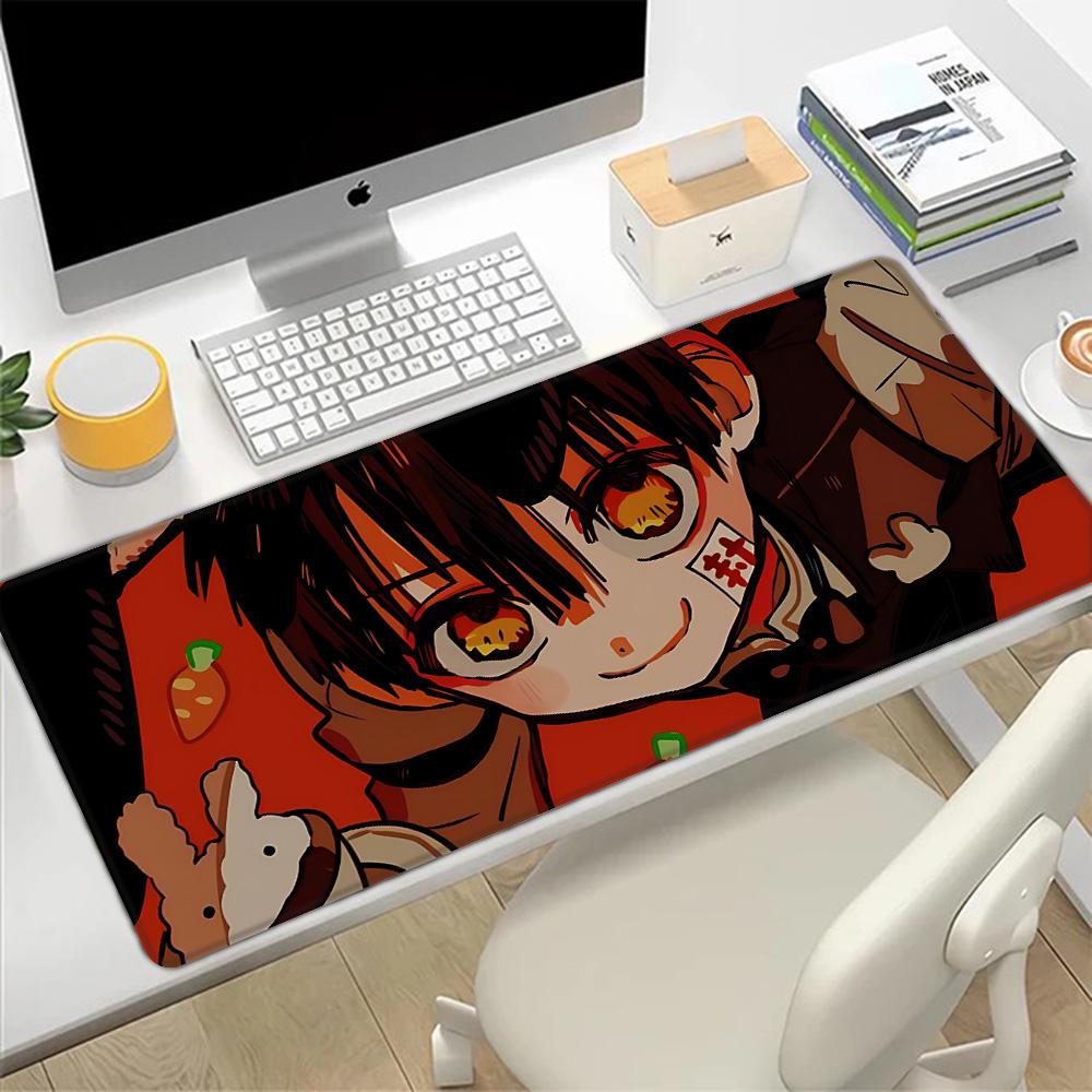 Toiletbound Hanakokun Mousepad HD Printing Computer Gamers Locking Edge Nonslip Mouse Pad XXLxcm Keyboard PC Desk Pad