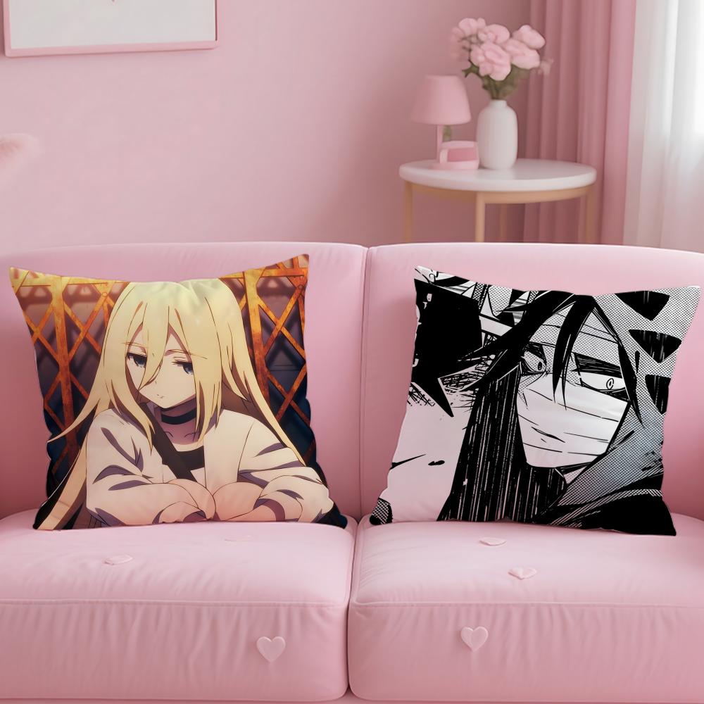 Beliebte Anime Angels Of Death Kissenbezug Weich & Leicht zu Waschen – Vielseitig für Sofa, Bett, Reisen und Büro