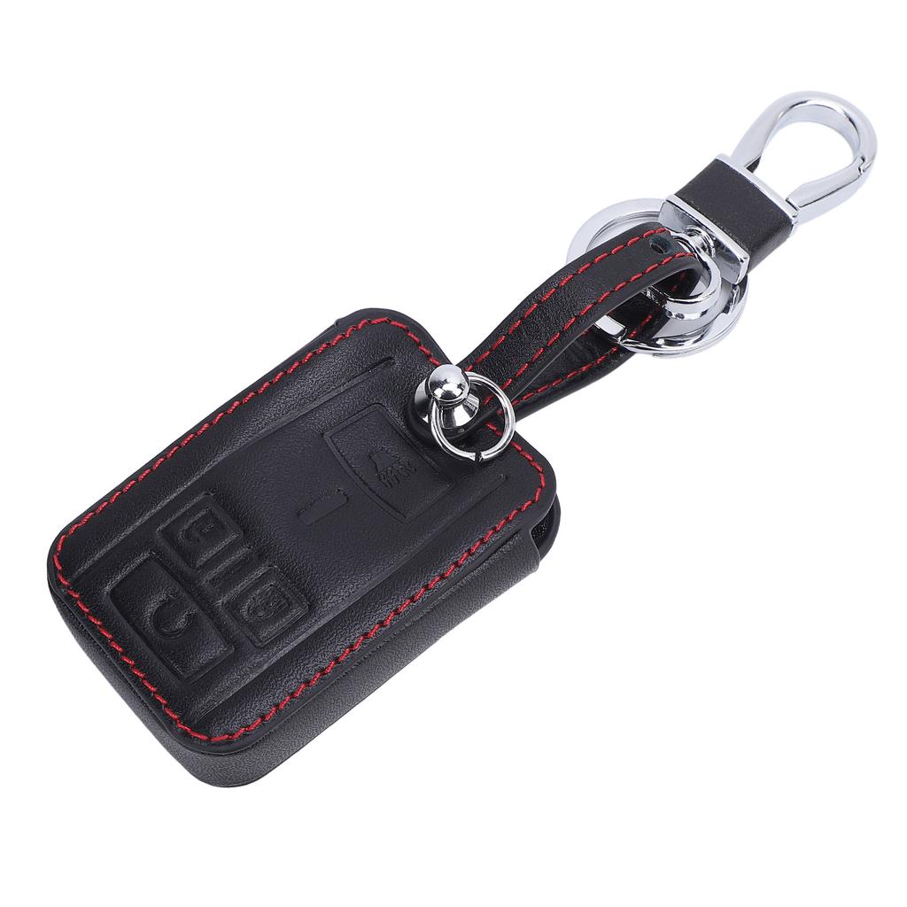 Husă cu telecomandă, cu breloc, rezistentă la praf, din piele PU, protector pentru cheia auto pentru 1500 2500