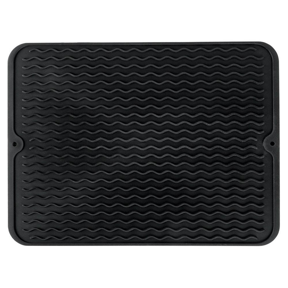 Dish Drying Mat Kitchen Rack Drainer Pots and Cups