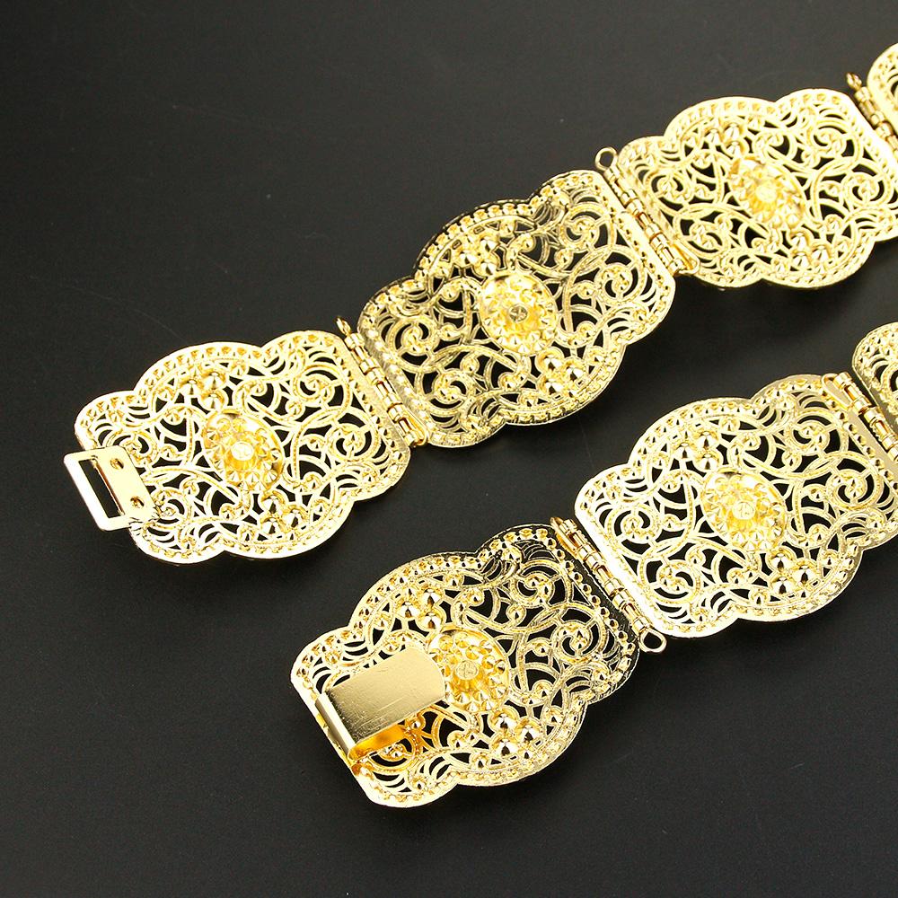 Chic Crystal Women Belt Wedding Dress Waist Chain Belt Bride Jewelry Hollow Jewelry