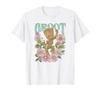 Marvel Guardians of the Galaxy Groot Floral Dance Poster T-Shirt