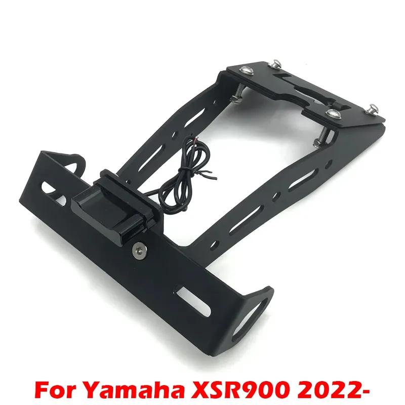 Motorcycle With LED Light License Plate Holder Tail Tidy For Yamaha XSR 900 XSR900   Accessories