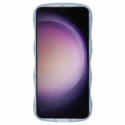 JTW Series for Samsung Galaxy S23 TPU Case Wavy Edge Epoxy Anti-Drop Phone Cover