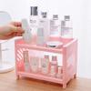 Double Layer Plastic Storage Shelf Desktop Organizer for Office Supplies Cosmetics Kitchen Bathroom Multifunctional Tray