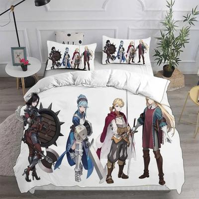 3D Geprint Game Unicorn Overlord Beddengoed Sets Dekbed Dekbedovertrek Bedovertrek Dekbedovertrek Kussensloop Sets Kinderen Volwassen Maat