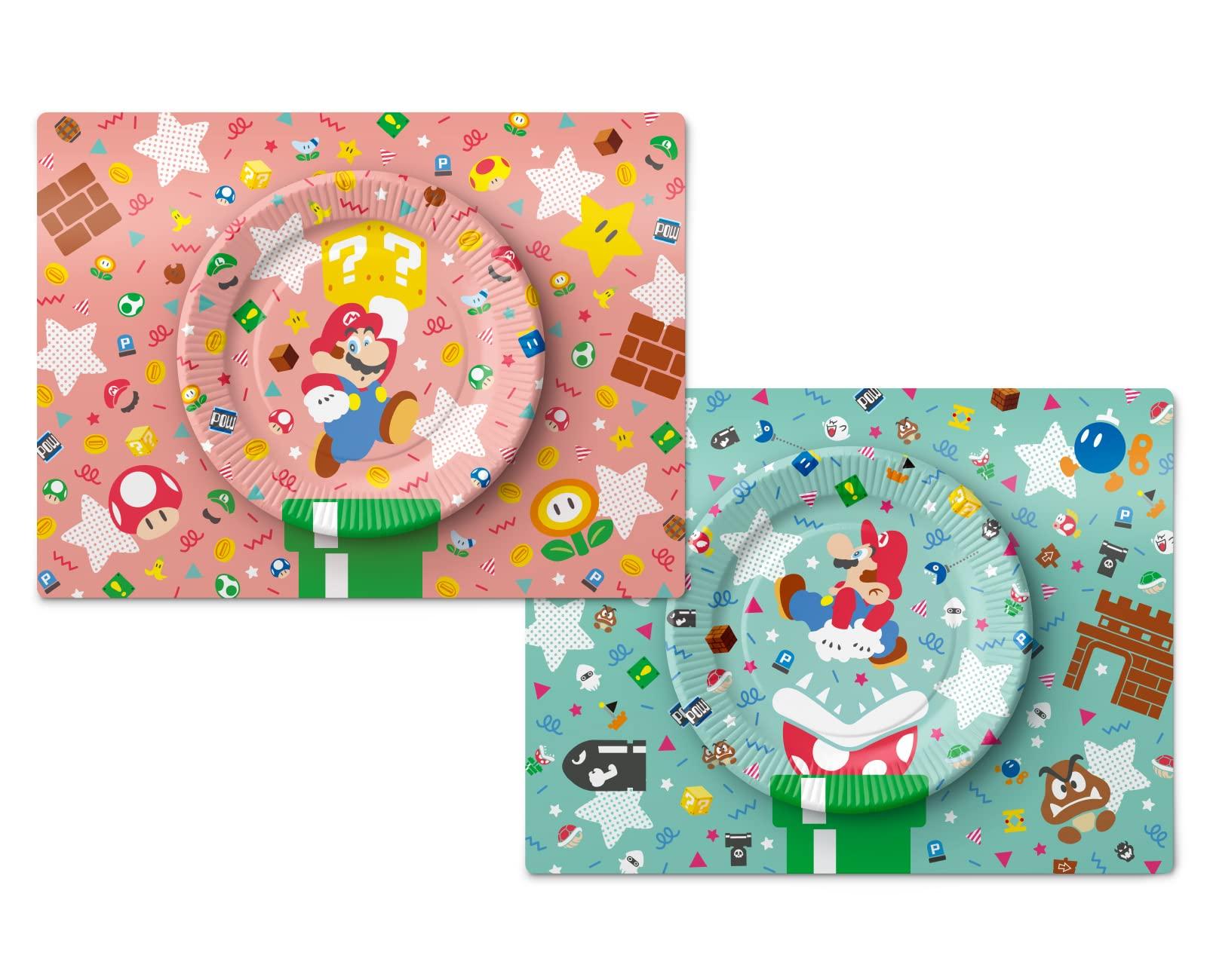

Super Mario Home Party Paper Plate Set & (Character & Item) NSL-0050