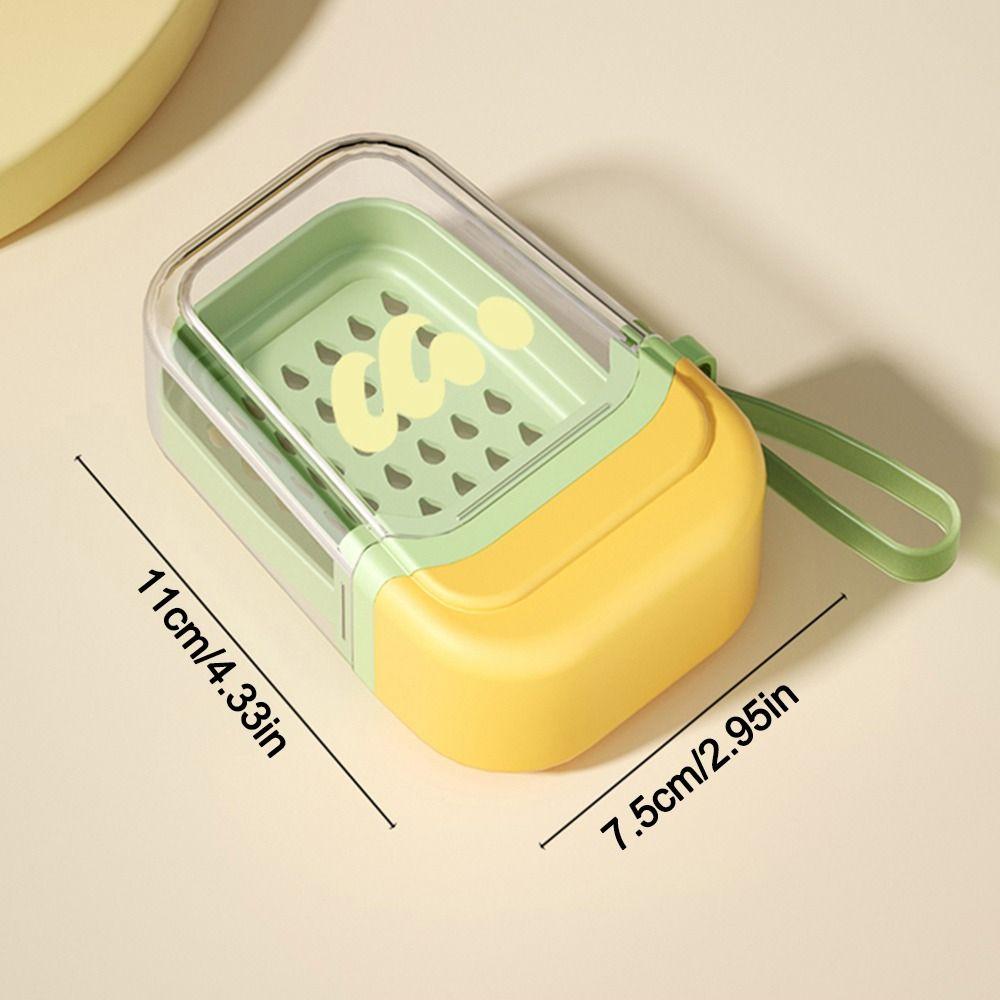 With Locking Buckle Sealed Soap Rack Waterproof Soap Holder Portable Soap Storage Box  Travel