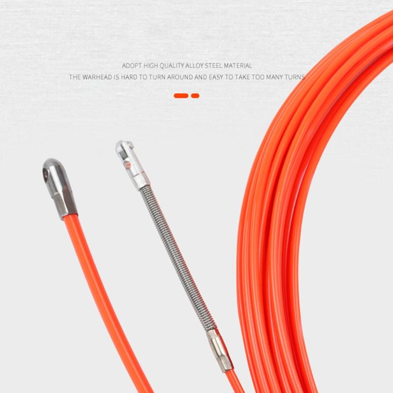 Upgraded Fish Tape Wire Puller Through Wall Wire Threader Electrician Threading Device Wire Cable Running Puller Lead
