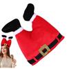 Soft Santa Elf Pants Hats Stripe Christmas Clown Hat Red Pants Christmas Hat  Children