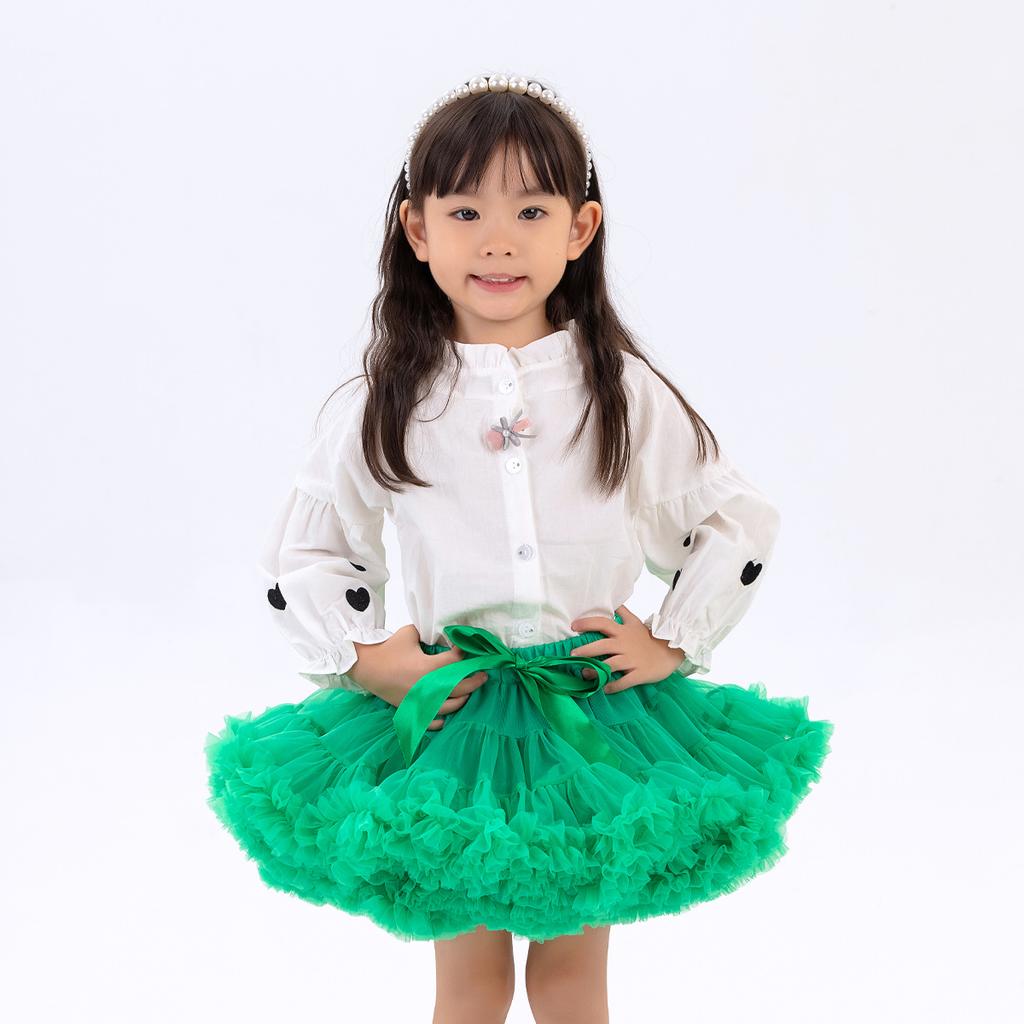 Girls Tulle Skirt Baby Children Tutu Pettiskirt Skirt Kids Fluffy Ballet Skirt Party Princess Girl Clothes
