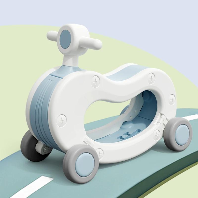 Baby Ride On Vehicles Two-In-One Rocking Horse Large Toy Car Slip Cars Kids Walker Baby Hose Toys for Boys Girls Children