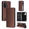 BLU C9 Leather Phone Case: Magnetic Flip Cover with Card Slot & 3D Texture for Enhanced Protection