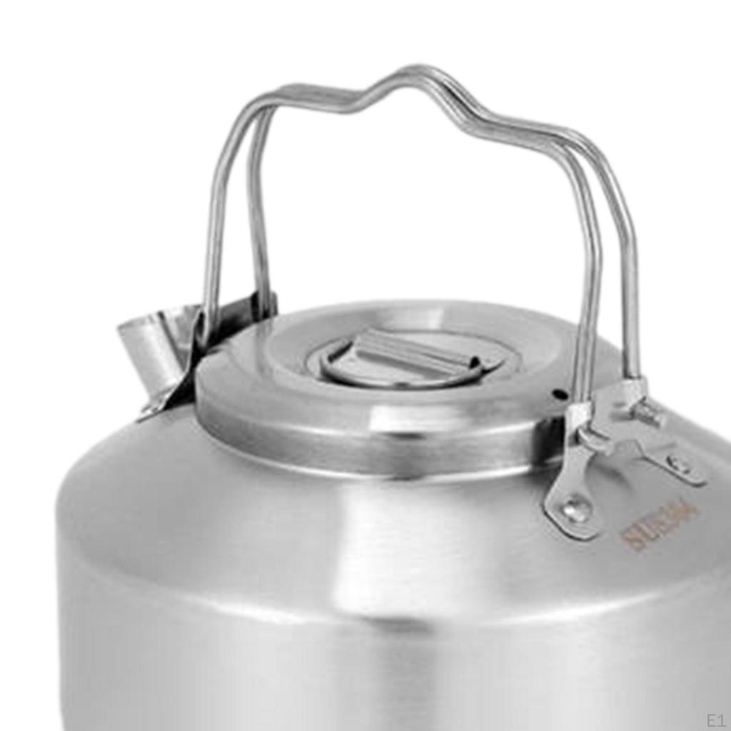 Camping Water Kettle Tea Pot for Boiling Portable Open Fire Compact Teapot