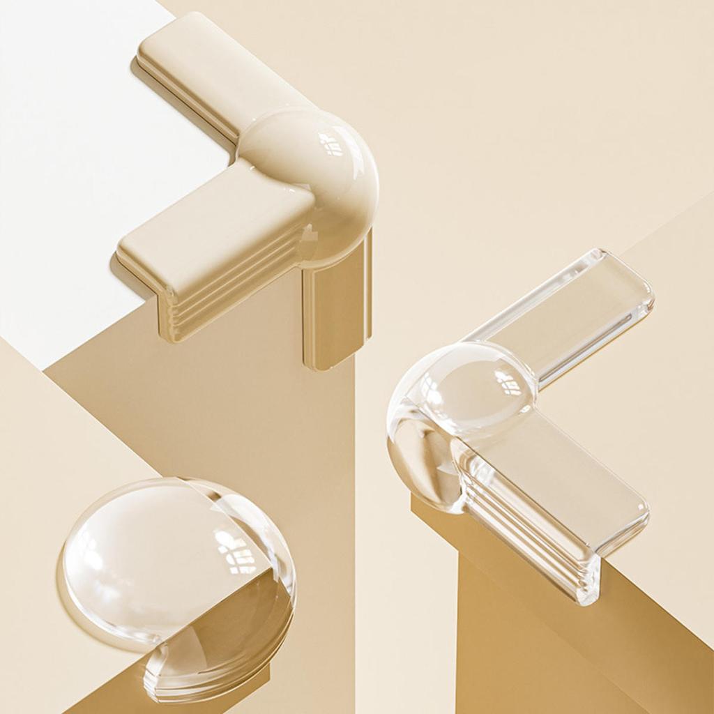 Transparent Table Corner Covers Anticollision Durable Corner Protectors Babyproofing Furniture Corner Bumper Guards