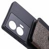 For Motorola Edge 50 Fusion 5G Phone Case Adhesive Card Bag Color Matching with Kickstand