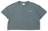 Crop Tops Women's Gait Leaf Green Crew Neck Moderate DA0324-387