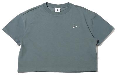 Crop Tops Women's Gait Leaf Green Crew Neck Moderate DA0324-387