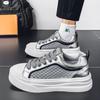 Shoes men's summer new through the net thin thick baseplate shoes fashion versatile casual shoes low-top men
