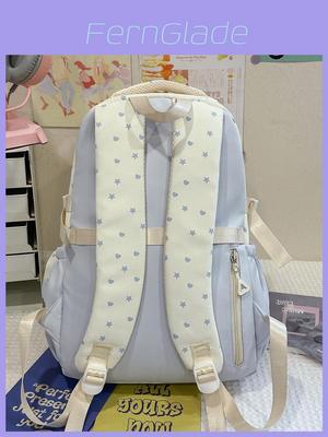 Japanese Girls Backpack With Nylon Material And Large Capacity For School Use