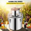 Alambic Wine Distiller Alcohol Moonlight 5 Gal DIY Still Stainless Steel Home Brewing